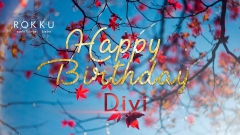 Happy Birthday DIvi