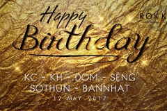 Happy Birthday KC - KH - DOM - SENG - SOTHUN - BANNHAT
